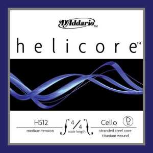 D'addario H512 Helicore 4/4 D (Re) Çello Teli