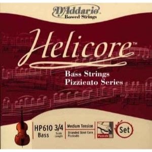 D'addario HP610 3/4 Medium Tension Helicore Pizzicato Kontrbas Teli