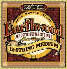 Ernie Ball P02012 Earthwood Medium 80/20 Bronze 12 Telli Akustik Gitar Teli