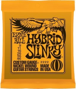 Ernie Ball P02222 Hybird Slinky Nickel 09-46 Elektro Gitar Teli