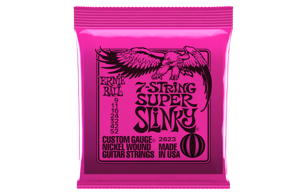 Ernie Ball P02623 Regular Slinky Nickel 09-52 (7 Telli) Elektro Gitar Teli