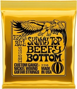 ERNIE BALL P02216 - Skinny Top Beefy Bottom Slinky Nickel Wound 10-54 Elektro Gitar Teli