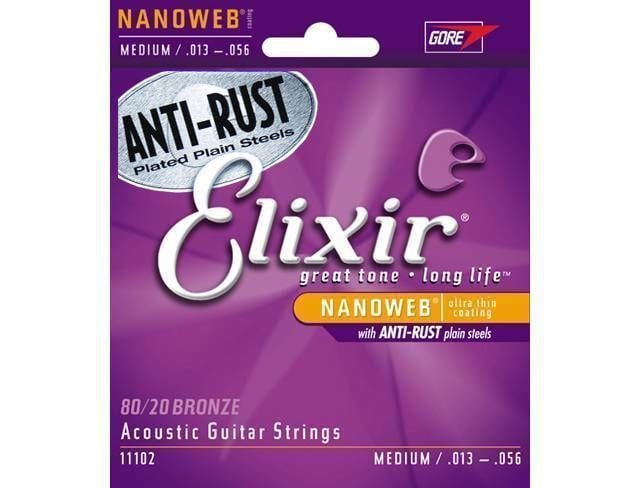 Elixir 11102 NW 80/20 Bronz Akustik Gitar Teli (13-56)