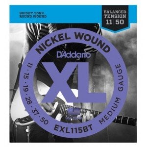 D'Addario EXL115BT Nickel Wound, Balanced Tension Medium, 11-50 011-050 Takım Tel - Elektro Gitar Teli