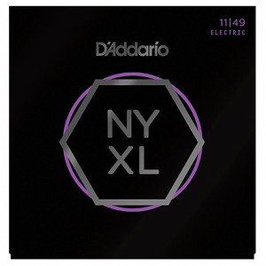 D'Addario NYXL1149 Nickel Wound Electric Guitar Strings, Medium, 11-49 Takım Tel - Elektro Gitar Teli 011-49