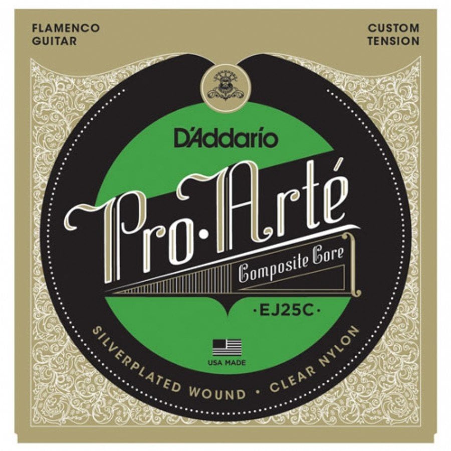 D'Addario EJ25C Pro-Arté Clear Nylon Composite, Flamenco Takım Tel - Flamenko Gitar Teli