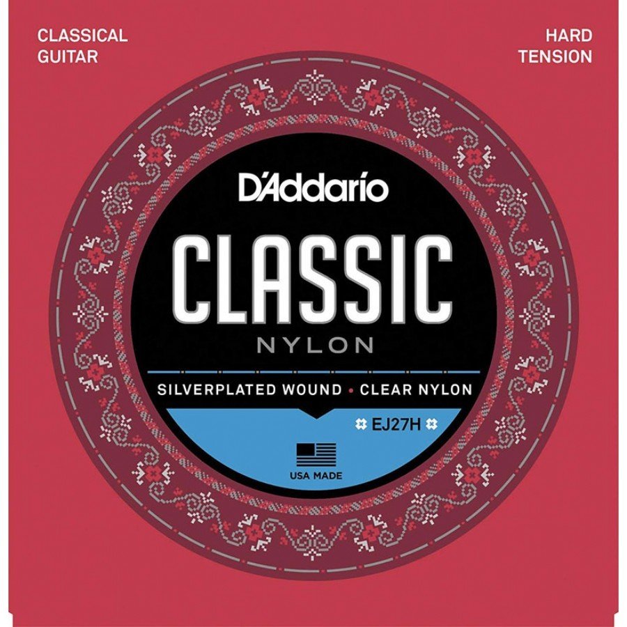 D'Addario EJ27H Student Nylon, Hard Tension Takım tel - Klasik gitar teli