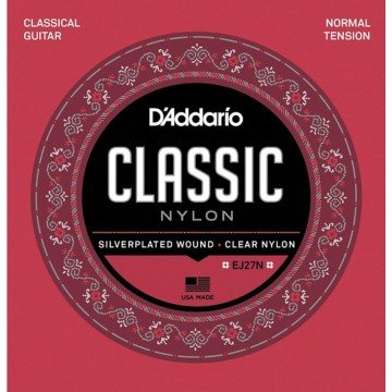 D'Addario EJ27N Student Nylon, Normal Tension Takım Tel - Klasik gitar teli