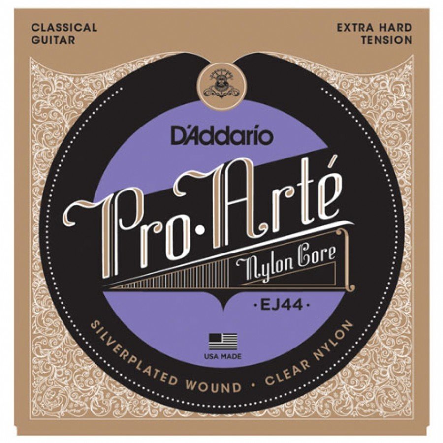 D'Addario EJ44 Pro-Arté Nylon, Extra Hard Tension Takım Tel - Klasik Gitar Teli