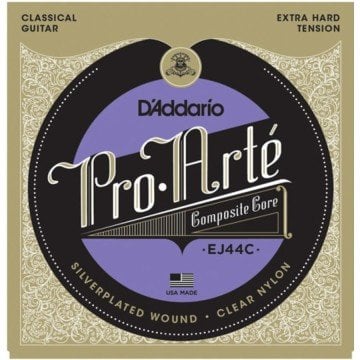 D'Addario EJ44C Pro-Arté Composite, Extra-Hard Tension Takım Tel - Klasik Gitar Teli