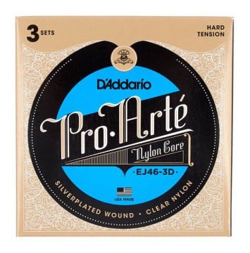 D'Addario EJ46-3D Takım Tel - Klasik Gitar Teli (3 Set)