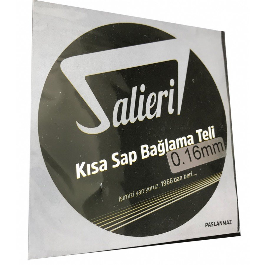 Salieri 0.16 MM Paslanmaz Kısa Sap Bağlama Teli