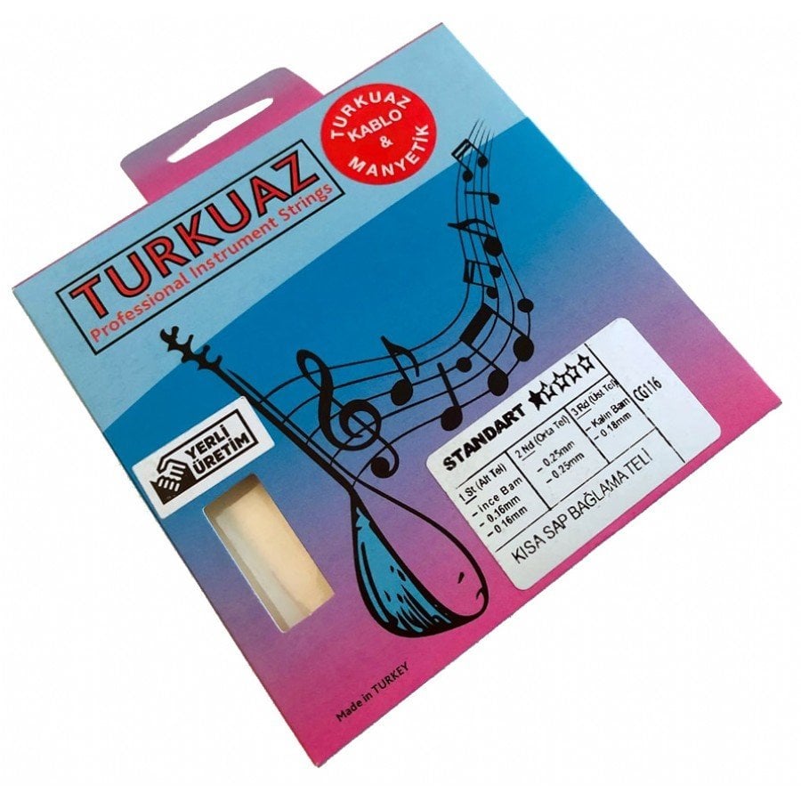 Turkuaz CG116 0.16 MM Kısa Sap Bağlama Teli