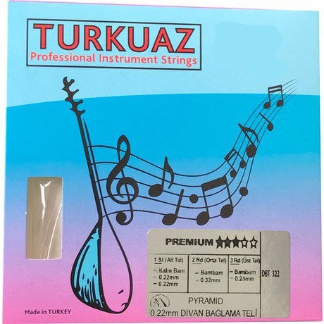 Turkuaz DBT322 0.22 MM Divan Bağlama Teli