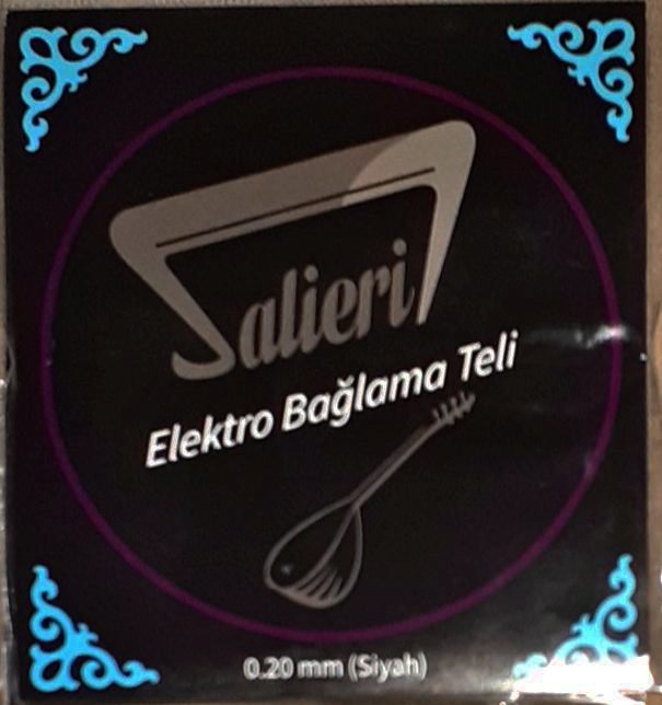 Salieri Elektro Bağlama Teli-Siyah